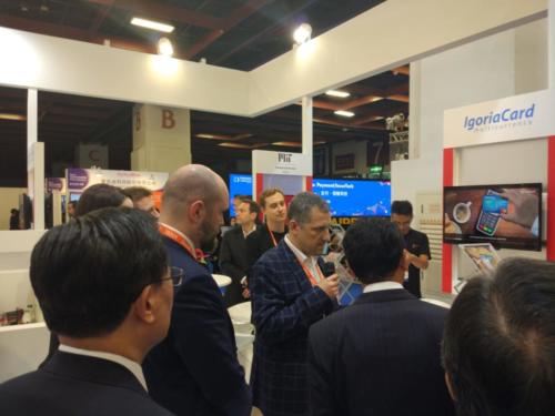 Mr Willington L. Koo, Chairman of Financial Supervisory Commision R.O.C. , Mr Chan-Yao Chairman of Taiwan Financial Services Roundtable and Dr Krzysztof Senger, VP of Polish Investment and Trade Agency at our expo stand in Taipei